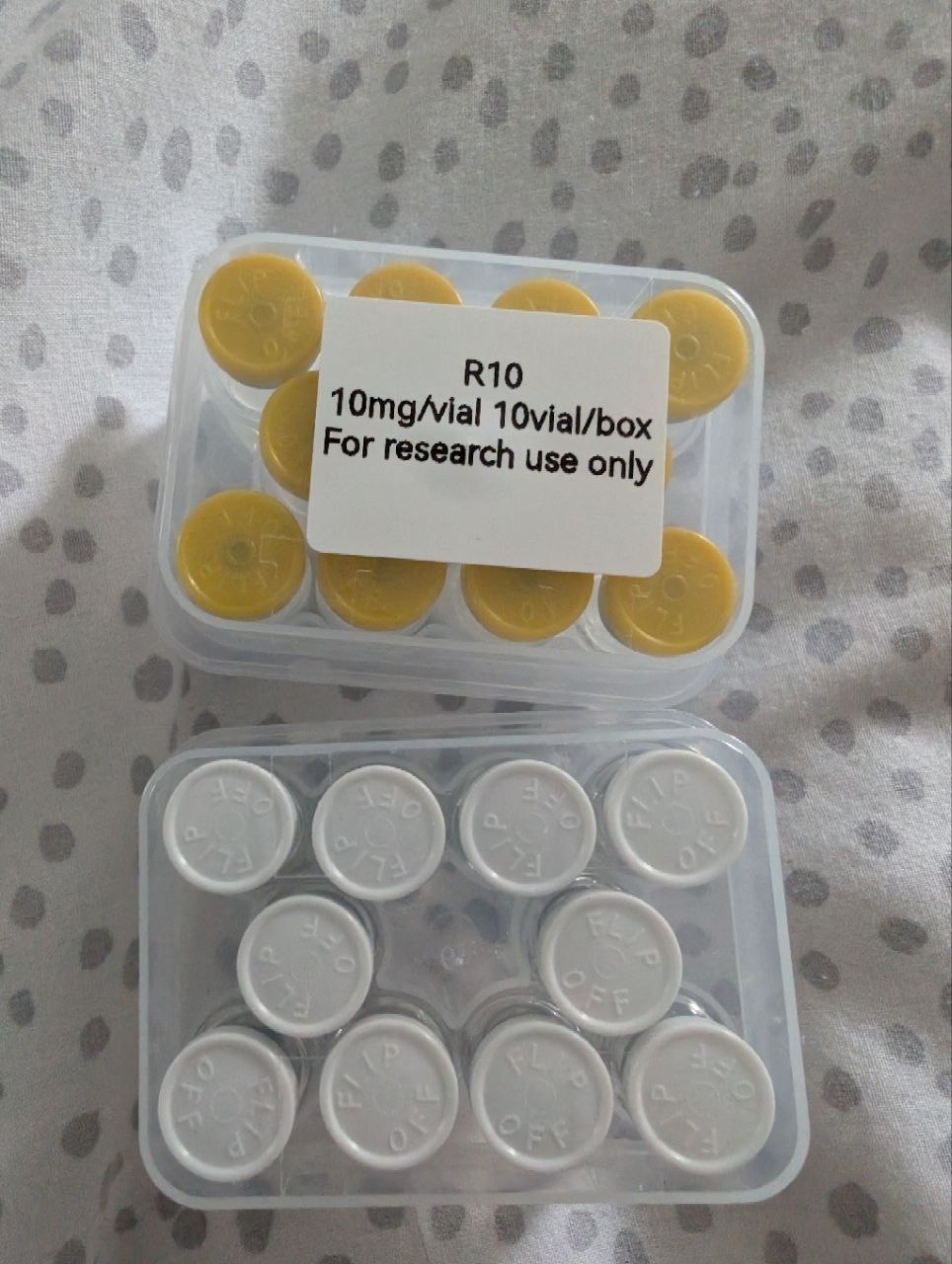 A buyer's landed BBA Peptides order