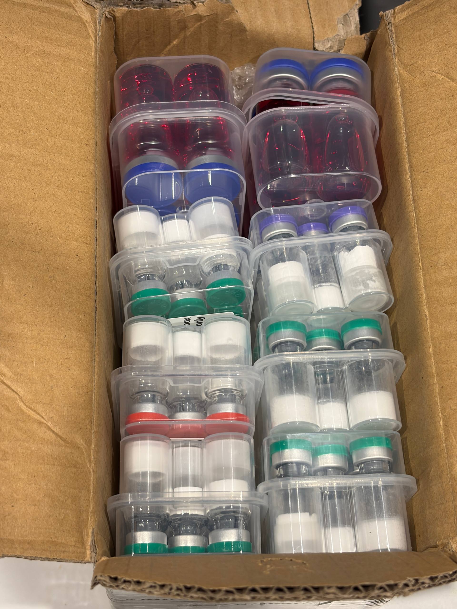 A buyer's landed BBA Peptides order