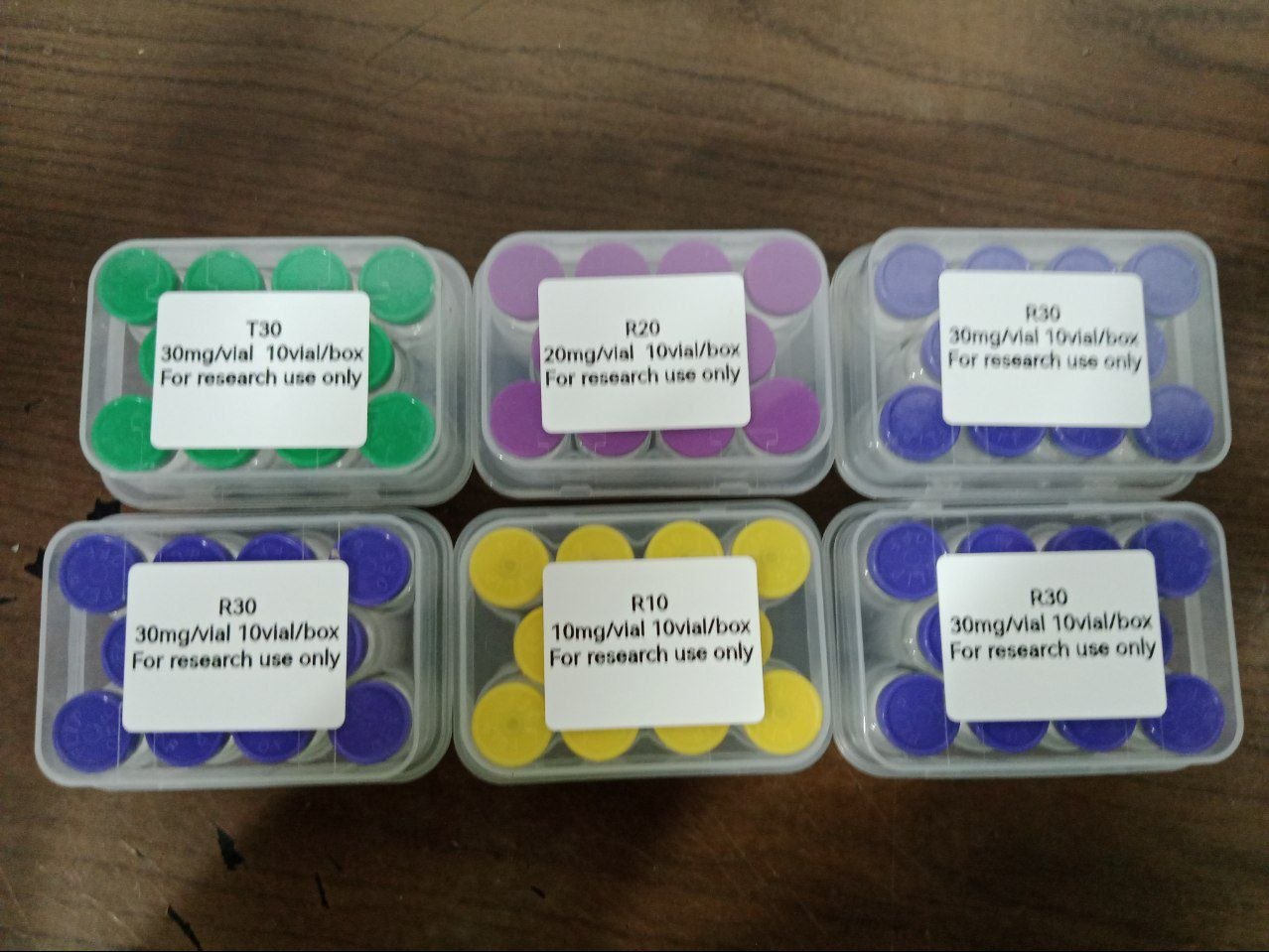 A buyer's landed BBA Peptides order