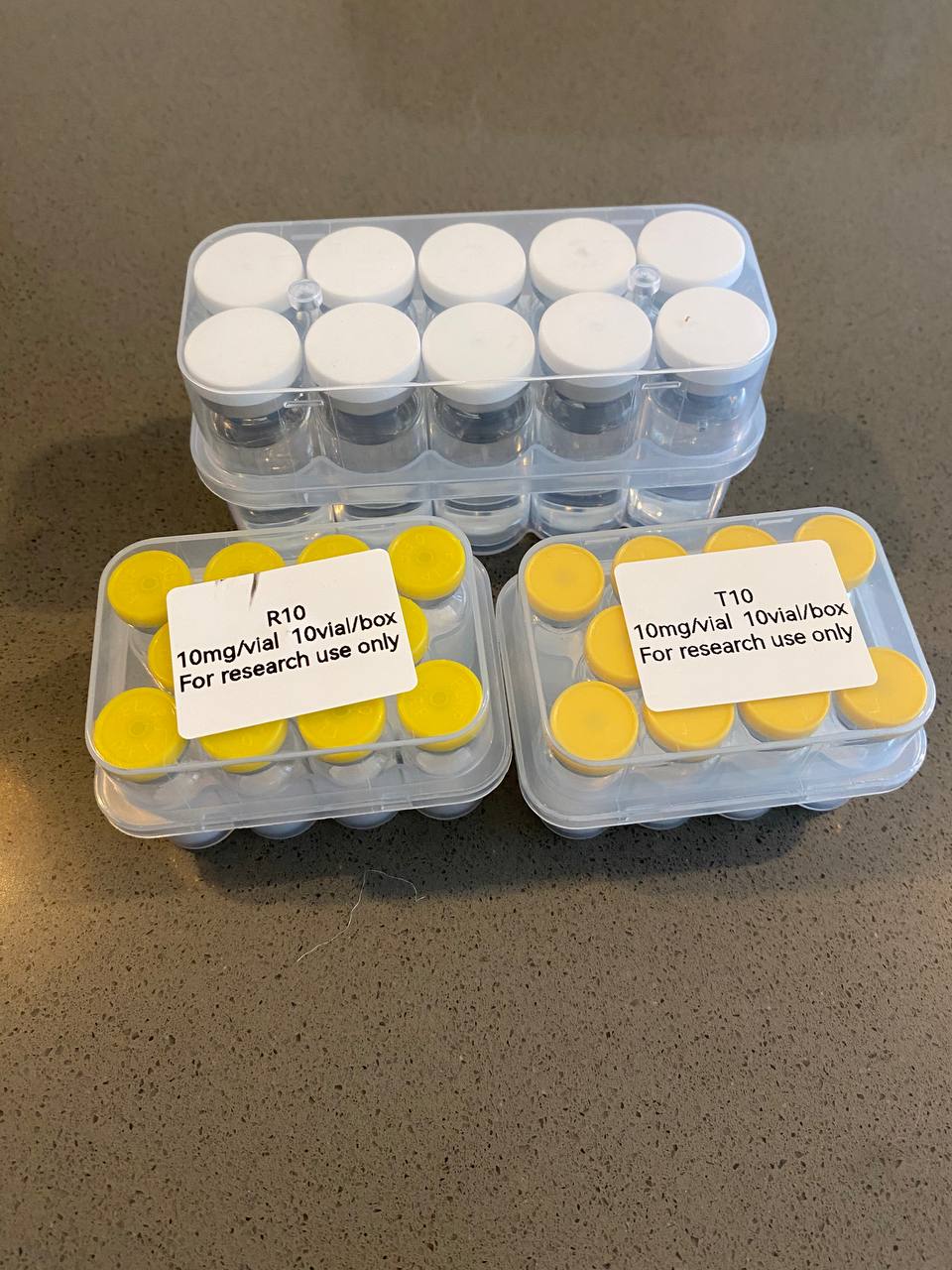 A buyer's landed BBA Peptides order